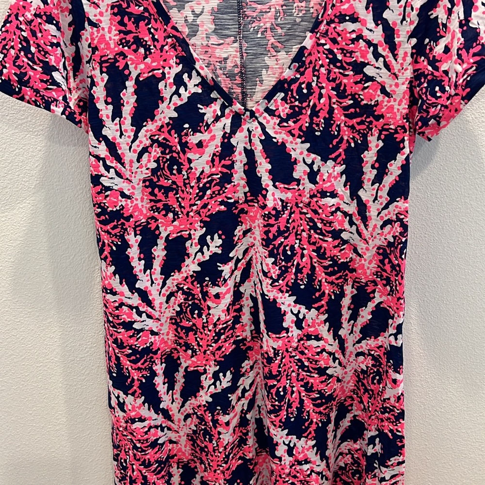 Lilly Pulitzer Jessica Short Sleeve Dress, Nauti Navy, Beyond the Sea NWOT